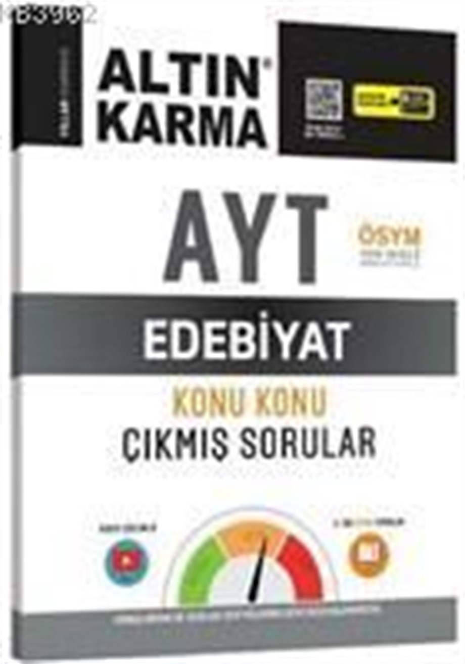 Altın Karma Yayınları AYT Edebiyat Konu Konu Çıkmış Sorular Altın Karma 