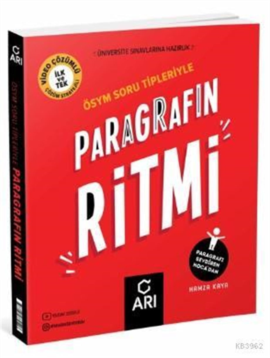 Arı Yayınları YKS Paragrafın Ritmi Soru Bankası Arı 