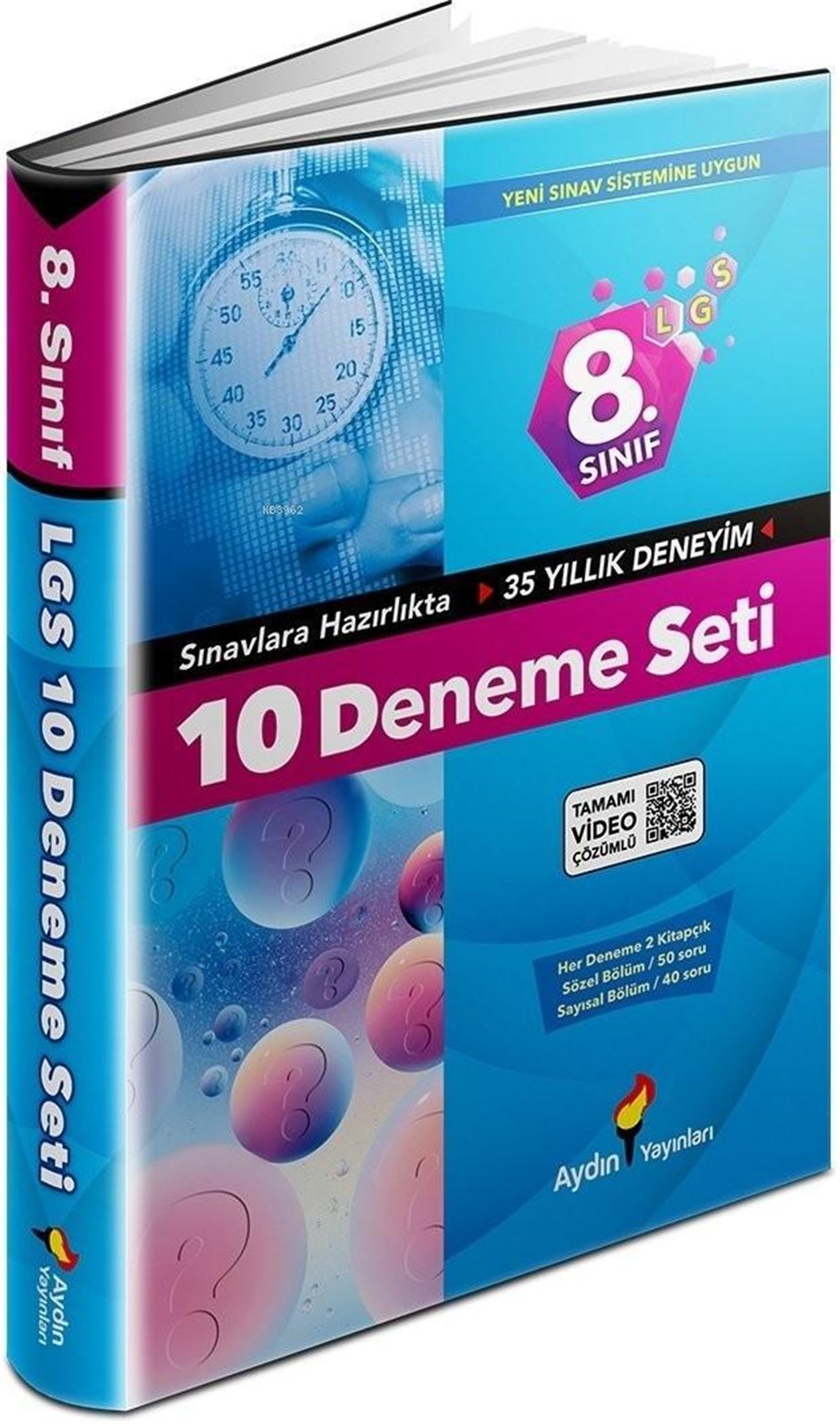 Aydın Yayınları 8. Sınıf LGS 10 Deneme Seti Aydın 