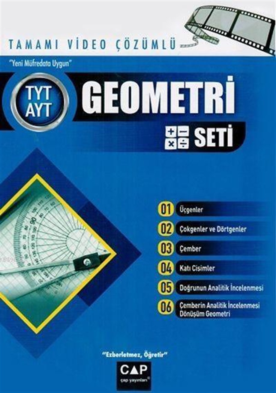 Çap Yayınları TYT AYT Geometri Seti Çap 