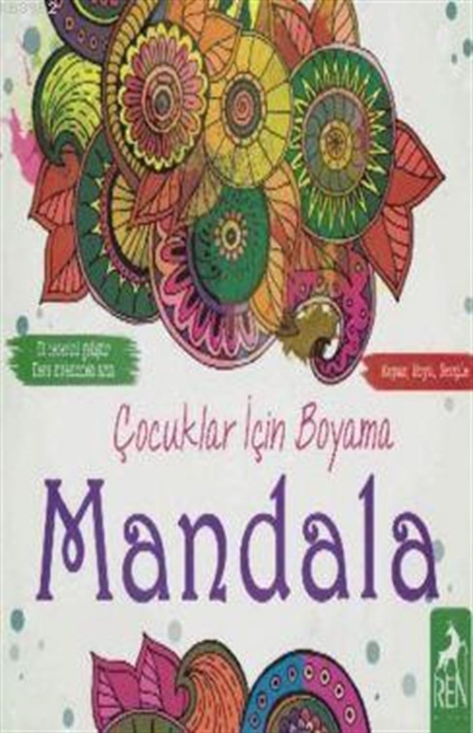 Çocuklar İçin Boyama Mandala
