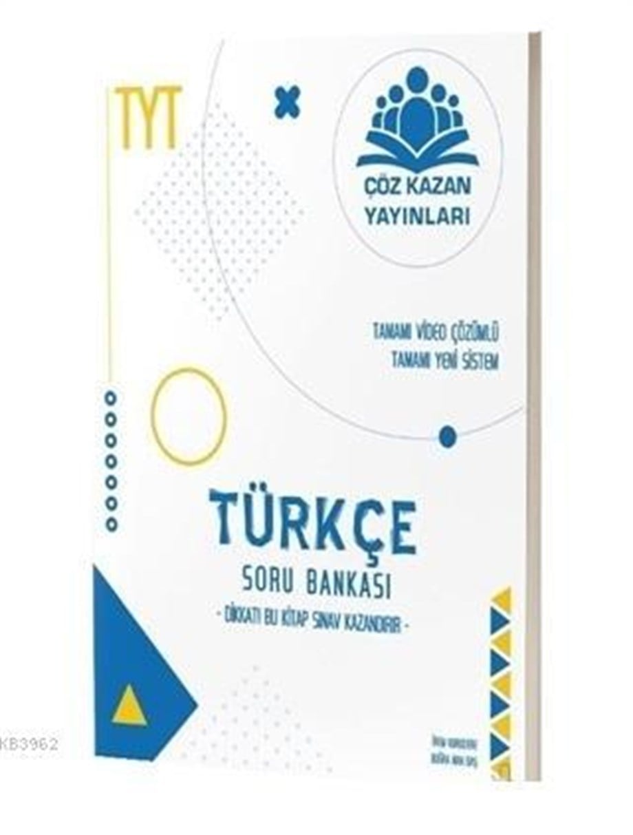 Çöz Kazan Yayınları TYT Türkçe Soru Bankası Çöz Kazan 