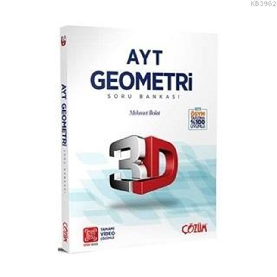 Çözüm Yayınları AYT Geometri Soru Bankası 3D Çözüm 
