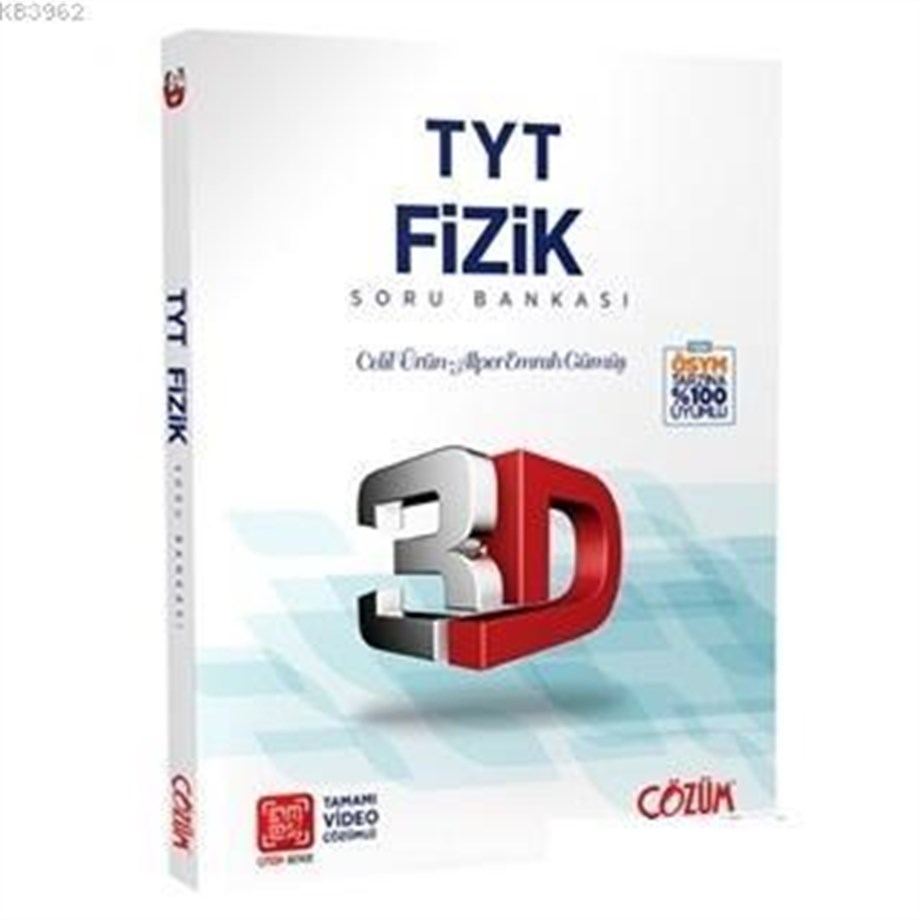 Çözüm Yayınları TYT Fizik Soru Bankası 3D Çözüm 