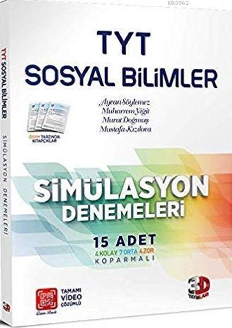 Çözüm Yayınları TYT Sosyal Bilimler Simülasyon Denemeleri Çözüm 