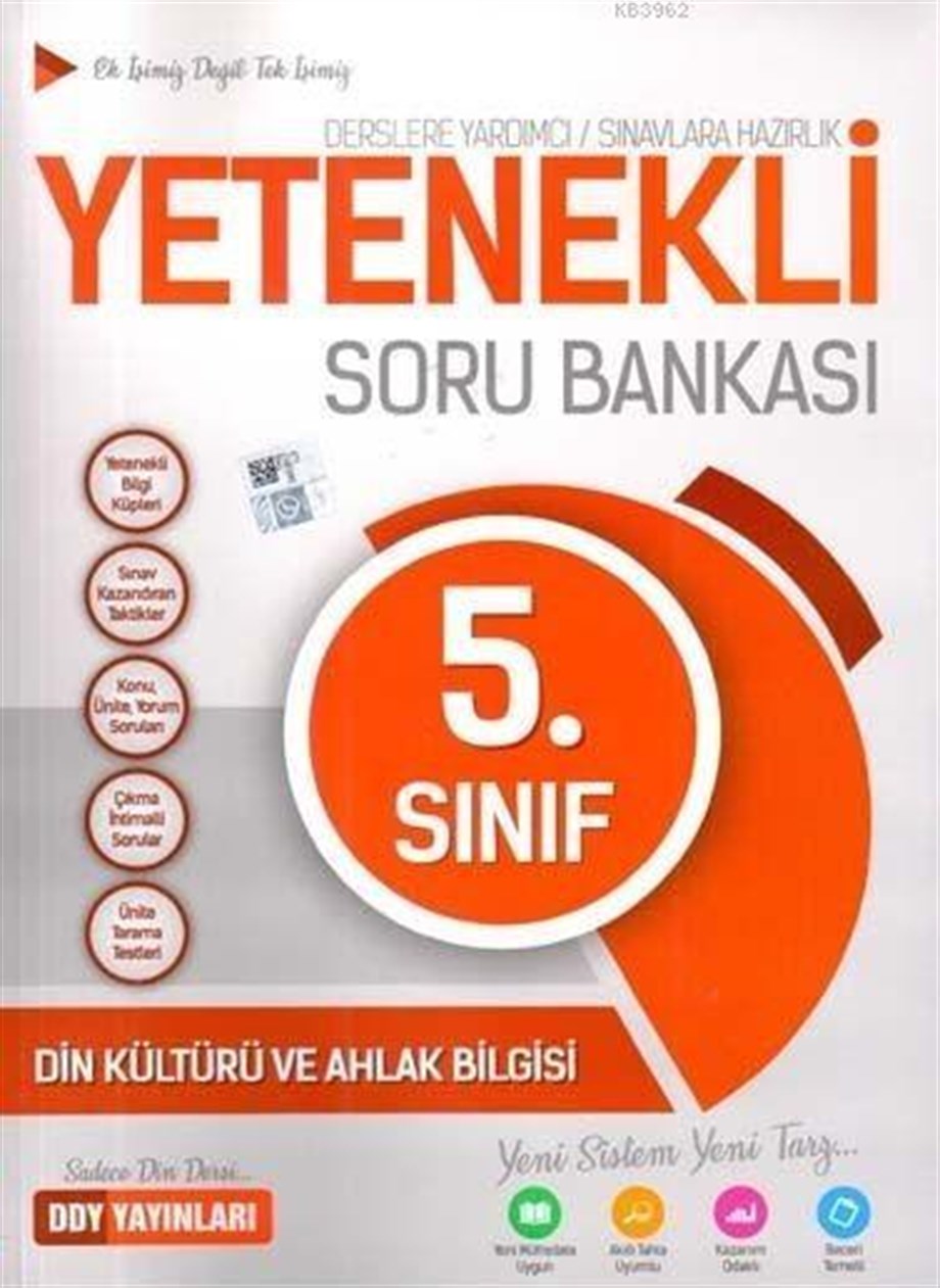 DDY Yayınları 5. Sınıf Yetenekli Din Kültürü ve Ahlak Bilgisi Soru Bankası DDY 