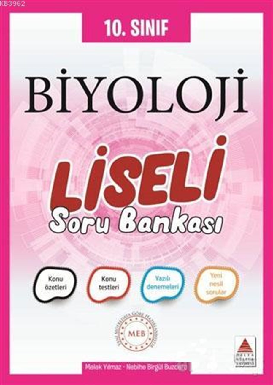 Delta Kültür Yayınları 10. Sınıf Biyoloji Liseli Soru Bankası Delta Kültür 