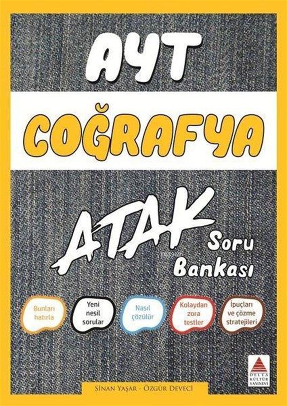 Delta Kültür Yayınları AYT Coğrafya Atak Soru Bankası Delta Kültür 