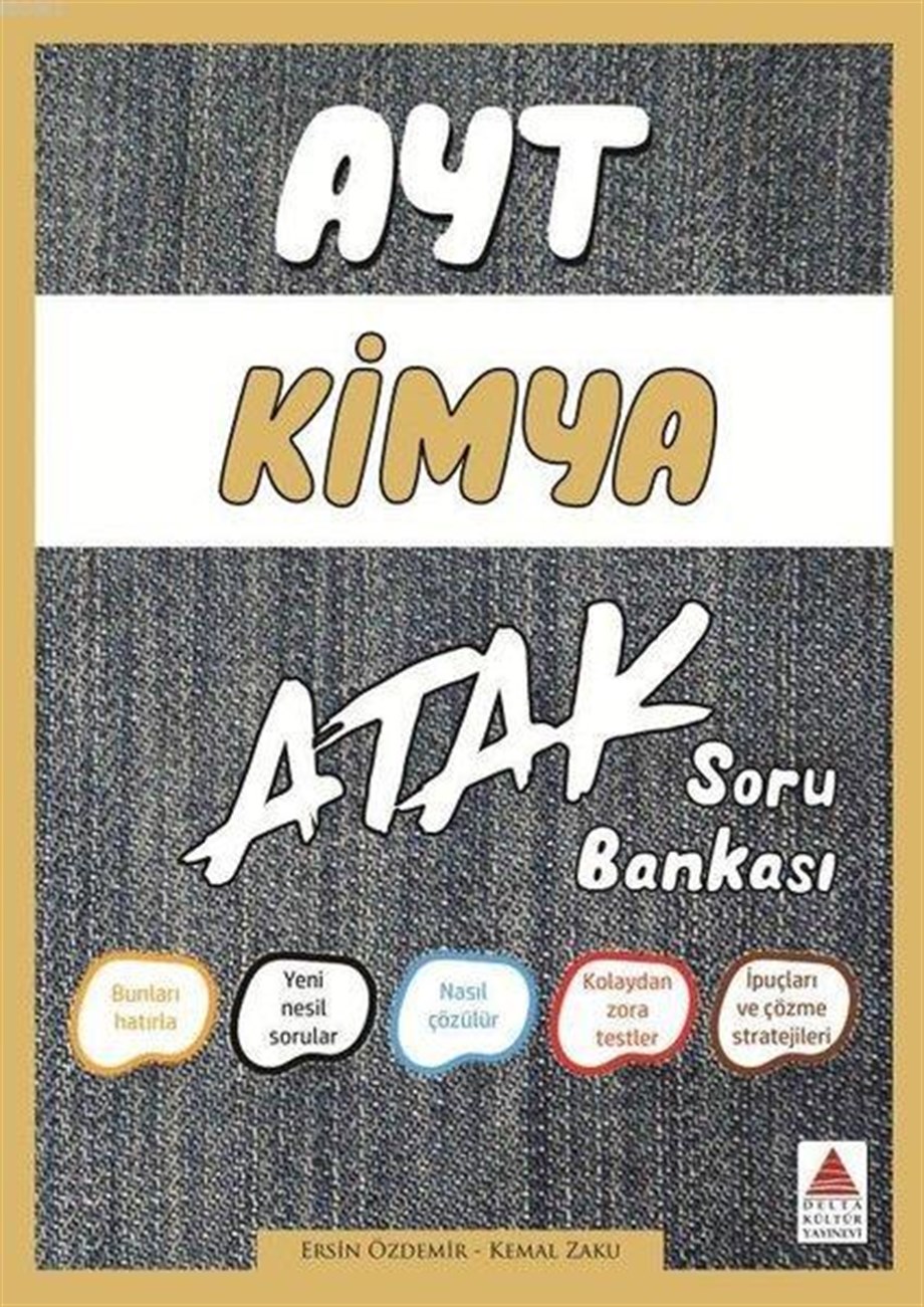 Delta Kültür Yayınları AYT Kimya Atak Soru Bankası Delta Kültür 