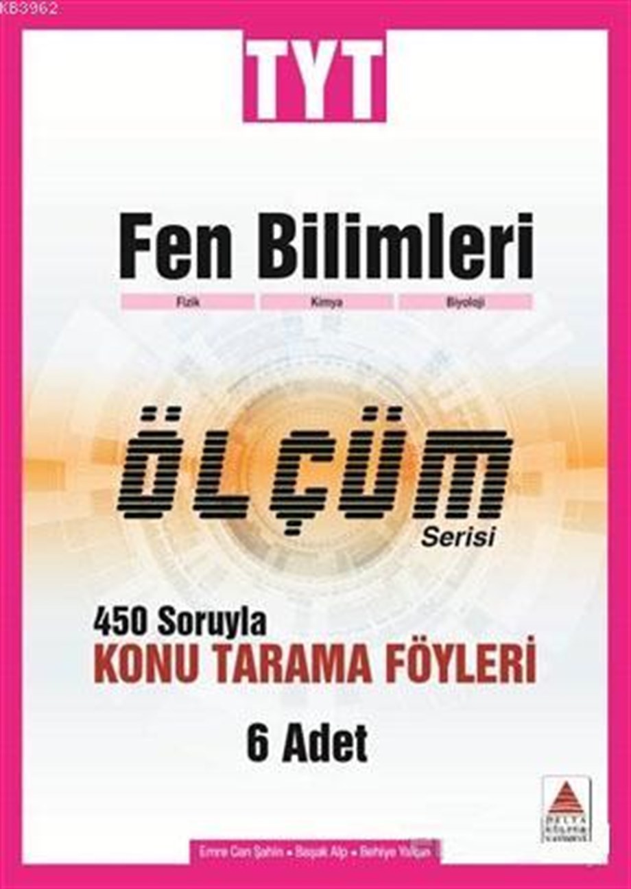 Delta Kültür Yayınları TYT Fen Bilimleri Ölçüm Serisi Konu Tarama Föyleri Delta Kültür 