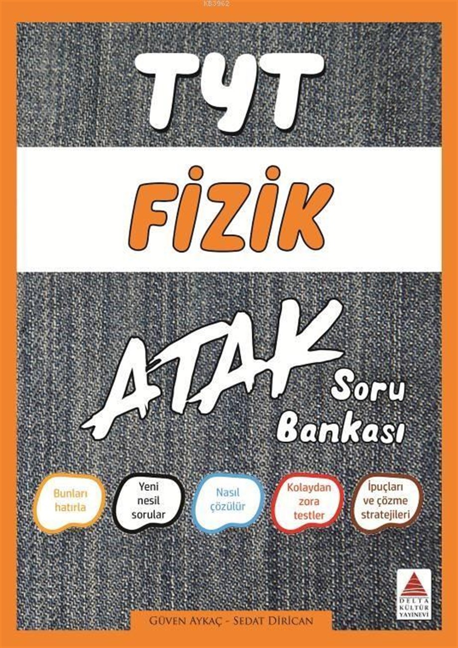 Delta Kültür Yayınları TYT Fizik Atak Soru Bankası Delta Kültür 