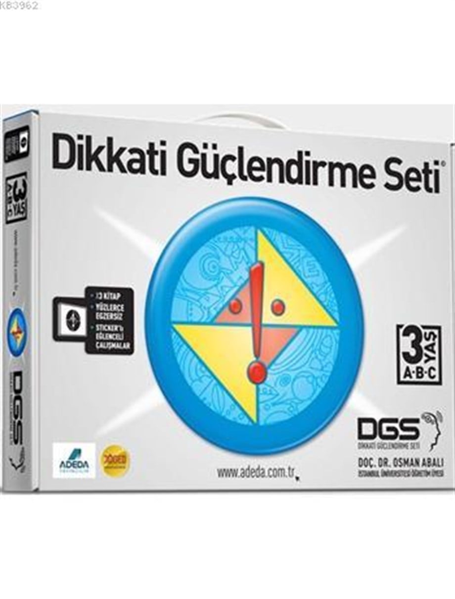 Dikkati Güçlendirme Seti; Anasınıfı, 3 Yaş