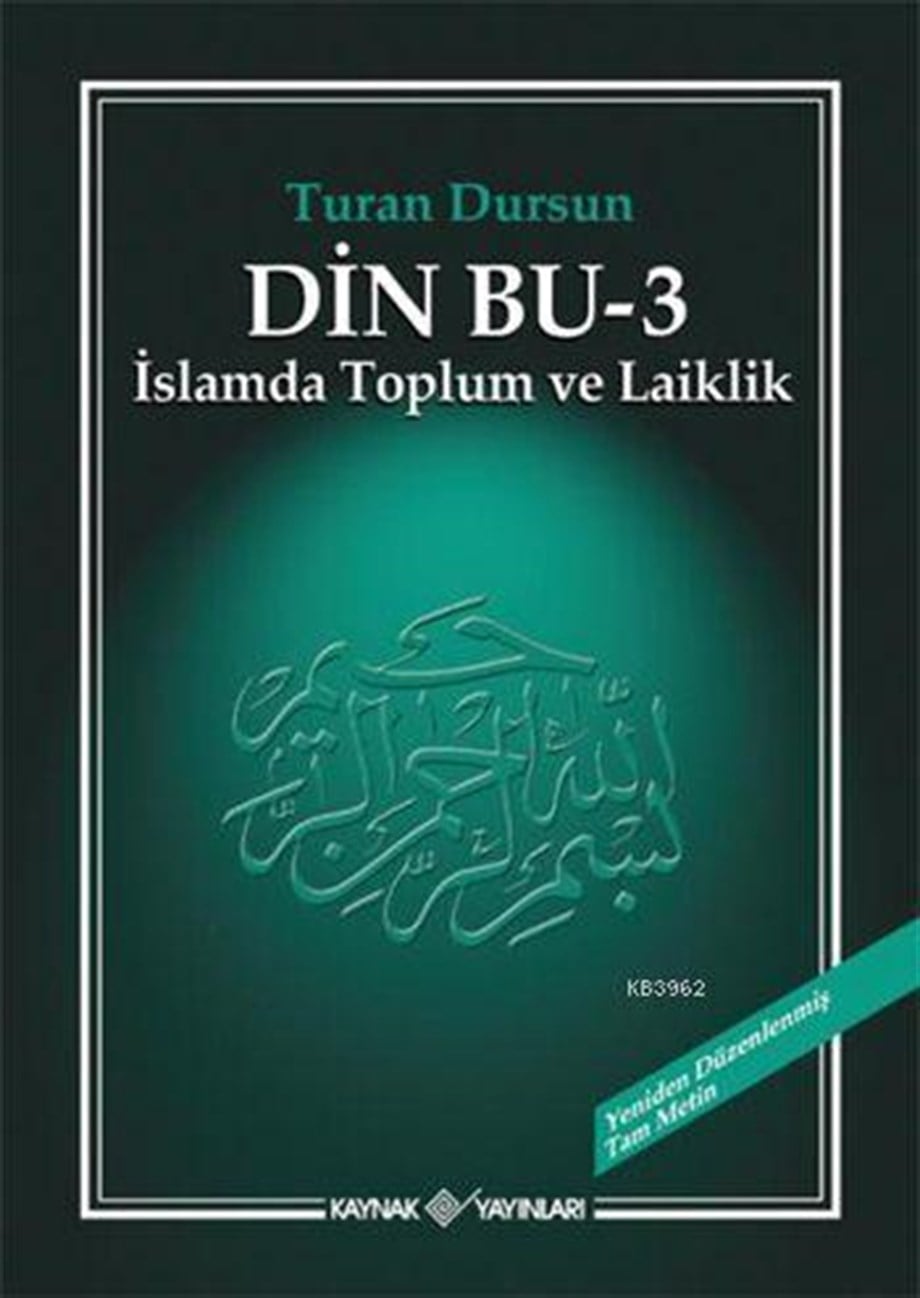 Din Bu - 3; İslamda Toplum ve Laiklik