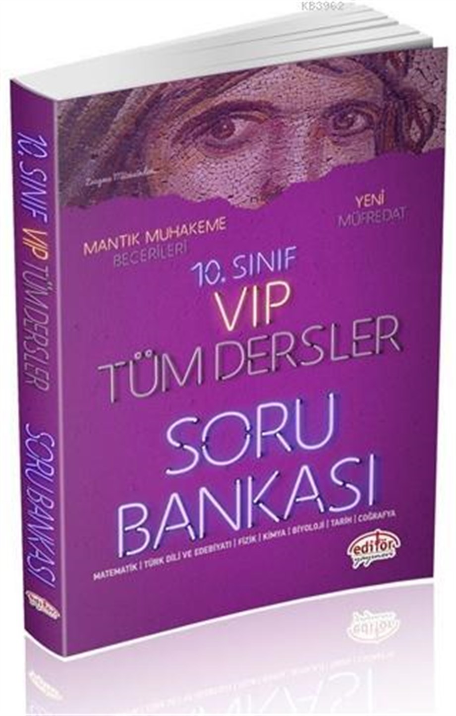 Editör - 10.Sınıf Vıp Tüm Dersler Soru Bankası Mor Kitap