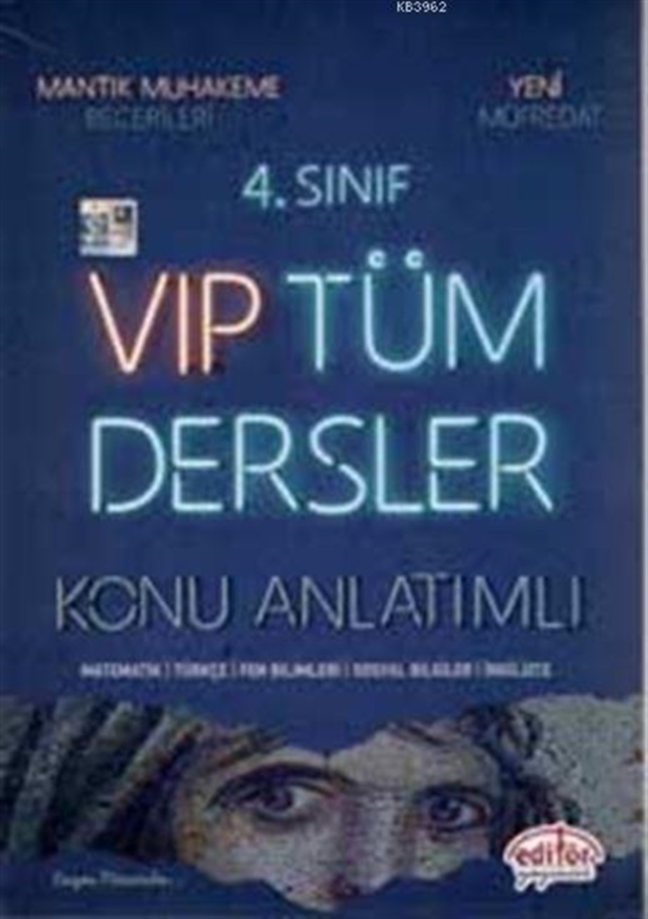 Editör 4.Sınıf Vıp Tüm Dersler Konu Anlatımlı