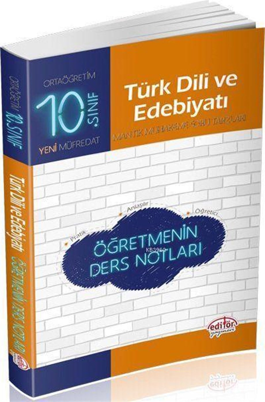 Editör Yayınları 10. Sınıf Türk Dili ve Edebiyatı Öğretmenin Ders Notları Editör 