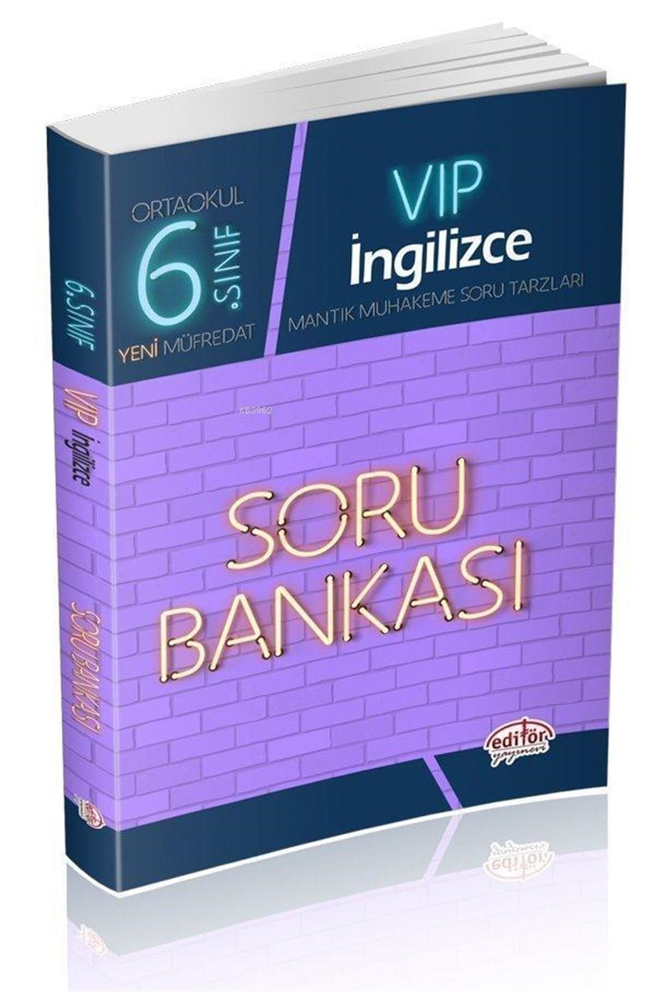 Editör Yayınları 6. Sınıf VIP İngilizce Soru Bankası Editör 