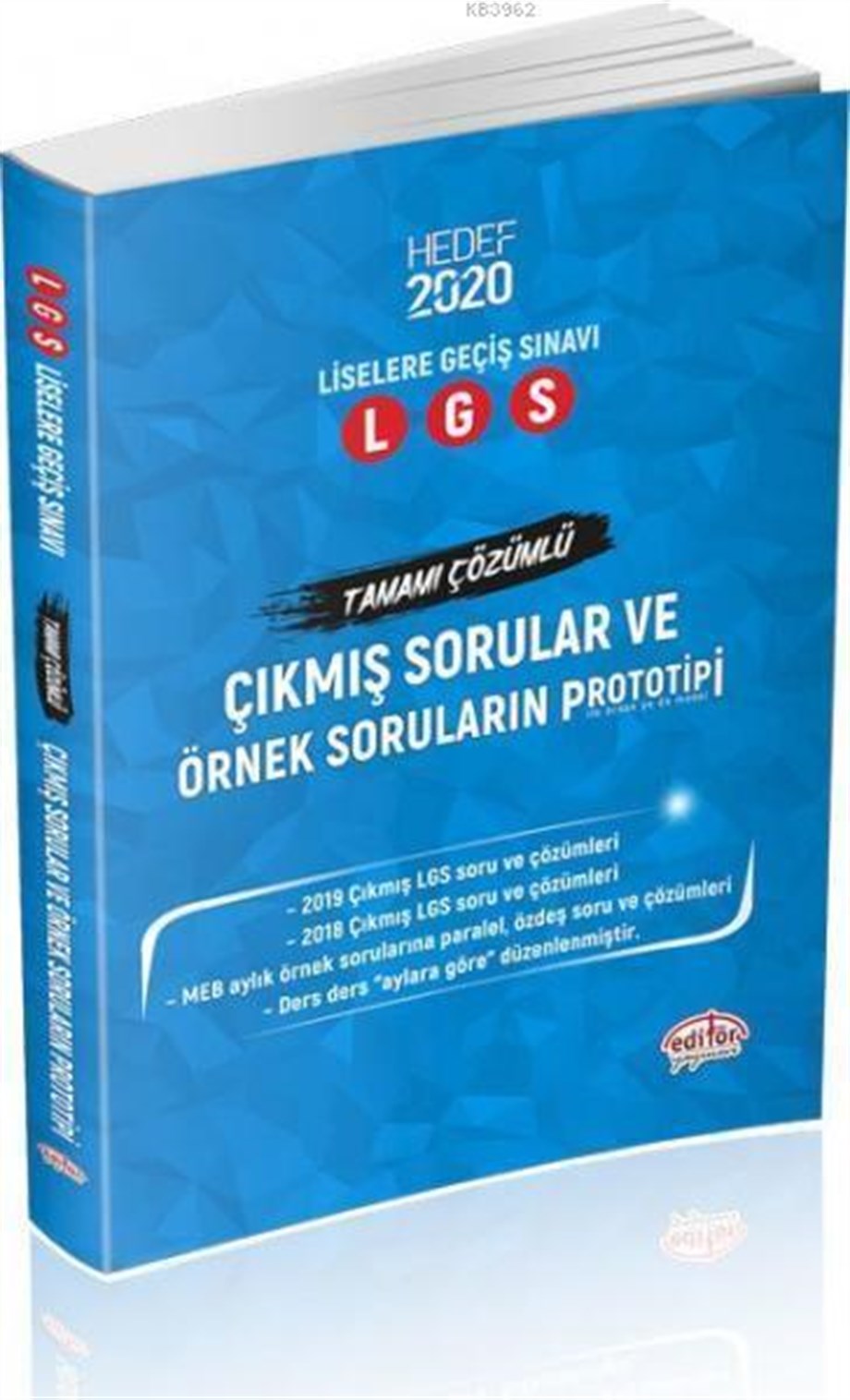 Editör Yayınları 8. Sınıf LGS Çıkmış Sorular ve Örnek Soruların Prototipi Editör 