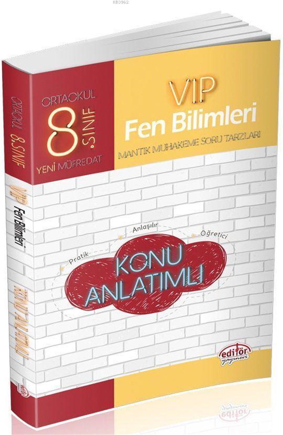 Editör Yayınları 8. Sınıf LGS VIP Fen Bilimleri Konu Anlatımlı Editör 