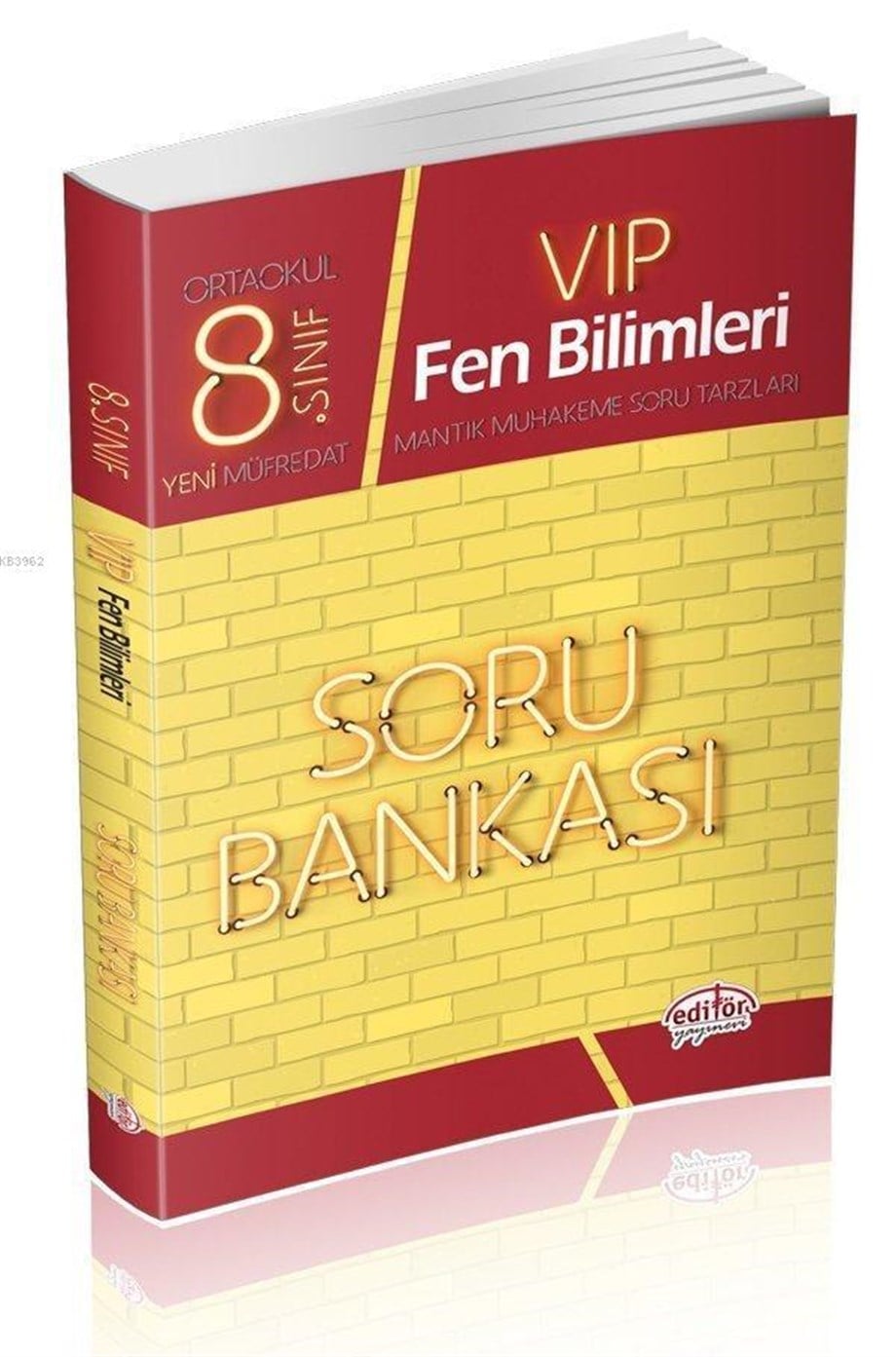 Editör Yayınları 8. Sınıf LGS VİP Fen Bilimleri Soru Bankası Editör 