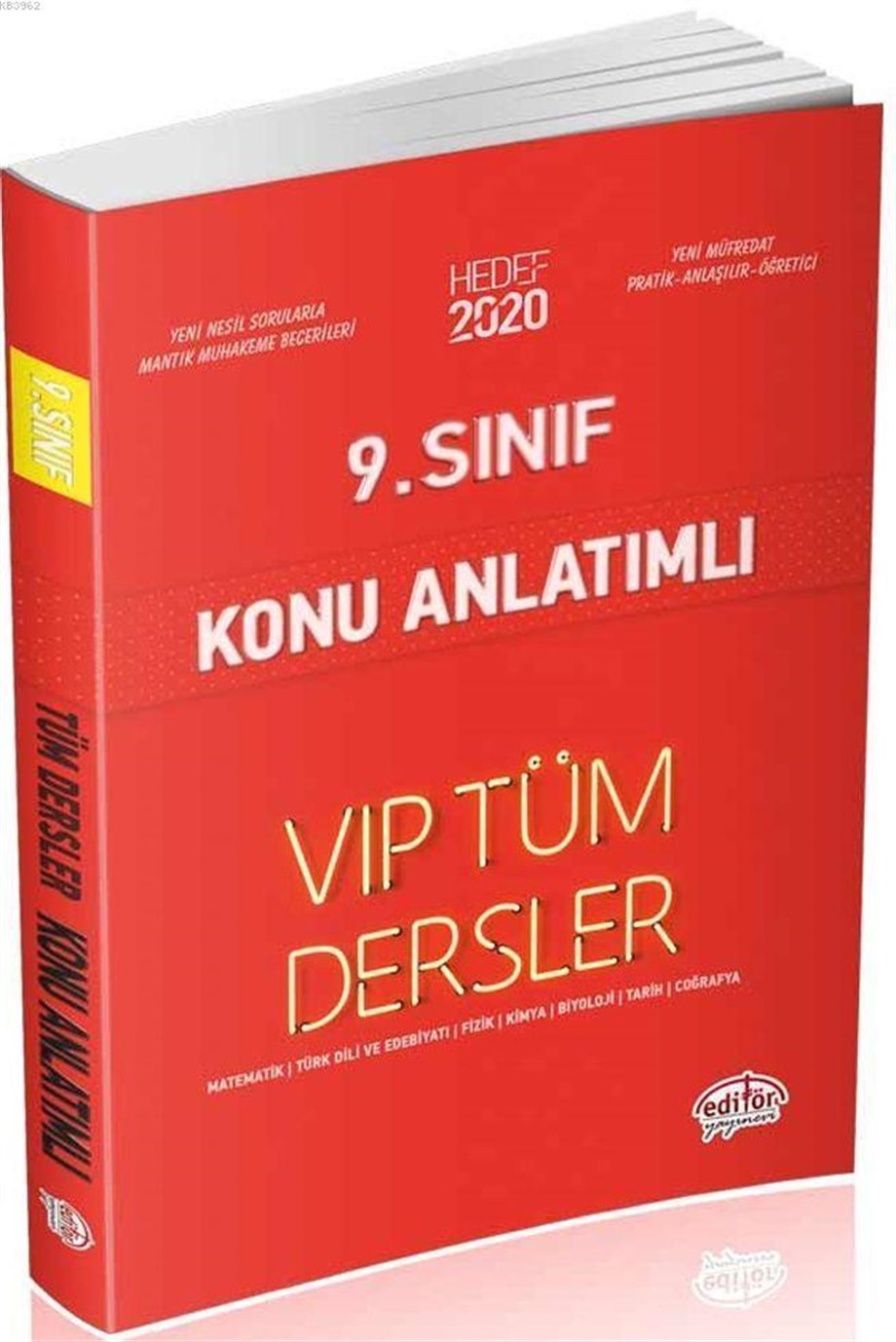 Editör Yayınları 9. Sınıf VIP Tüm Dersler Konu Anlatımlı Editör 