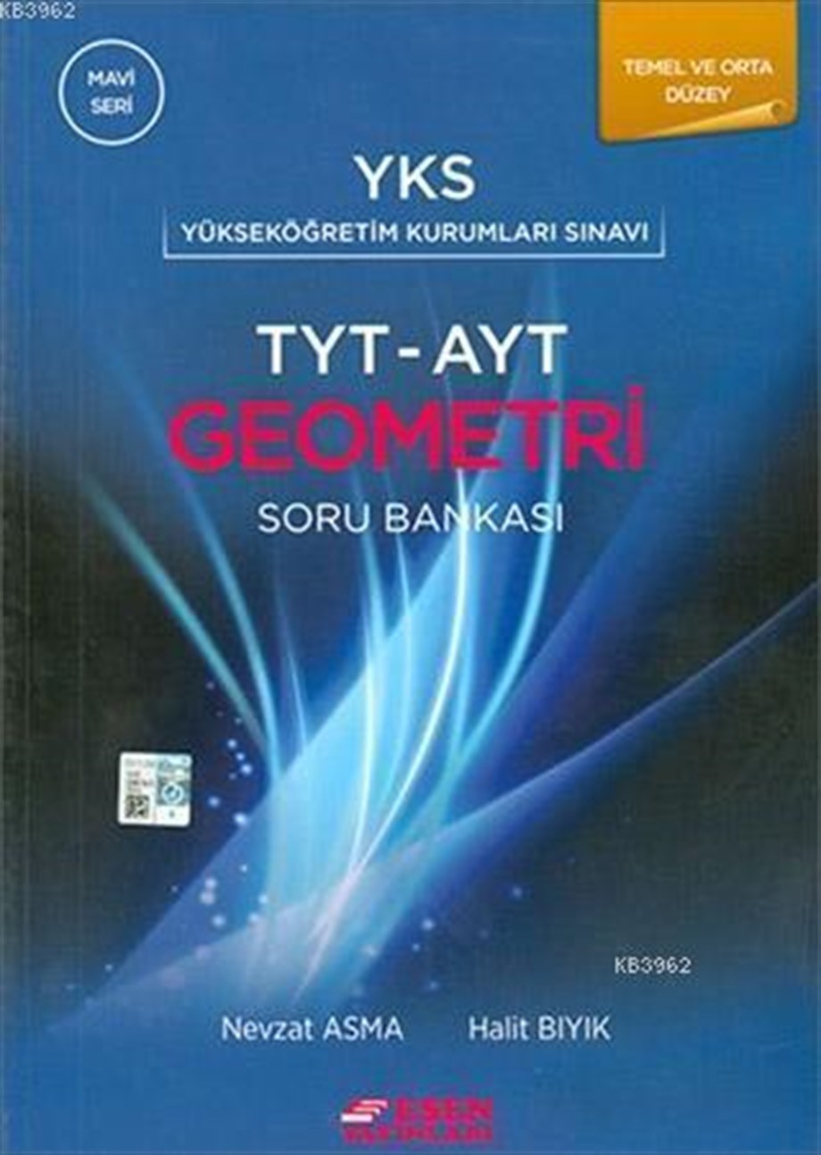 Esen Yayınları TYT AYT Geometri Soru Bankası Mavi Seri Esen 