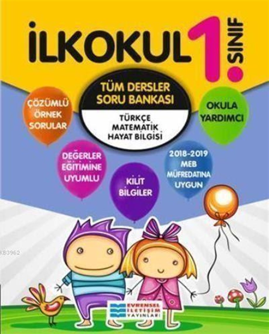 Evrensel İletişim Yayınları 1. Sınıf Tüm Dersler Soru Bankası Evrensel İletişim 