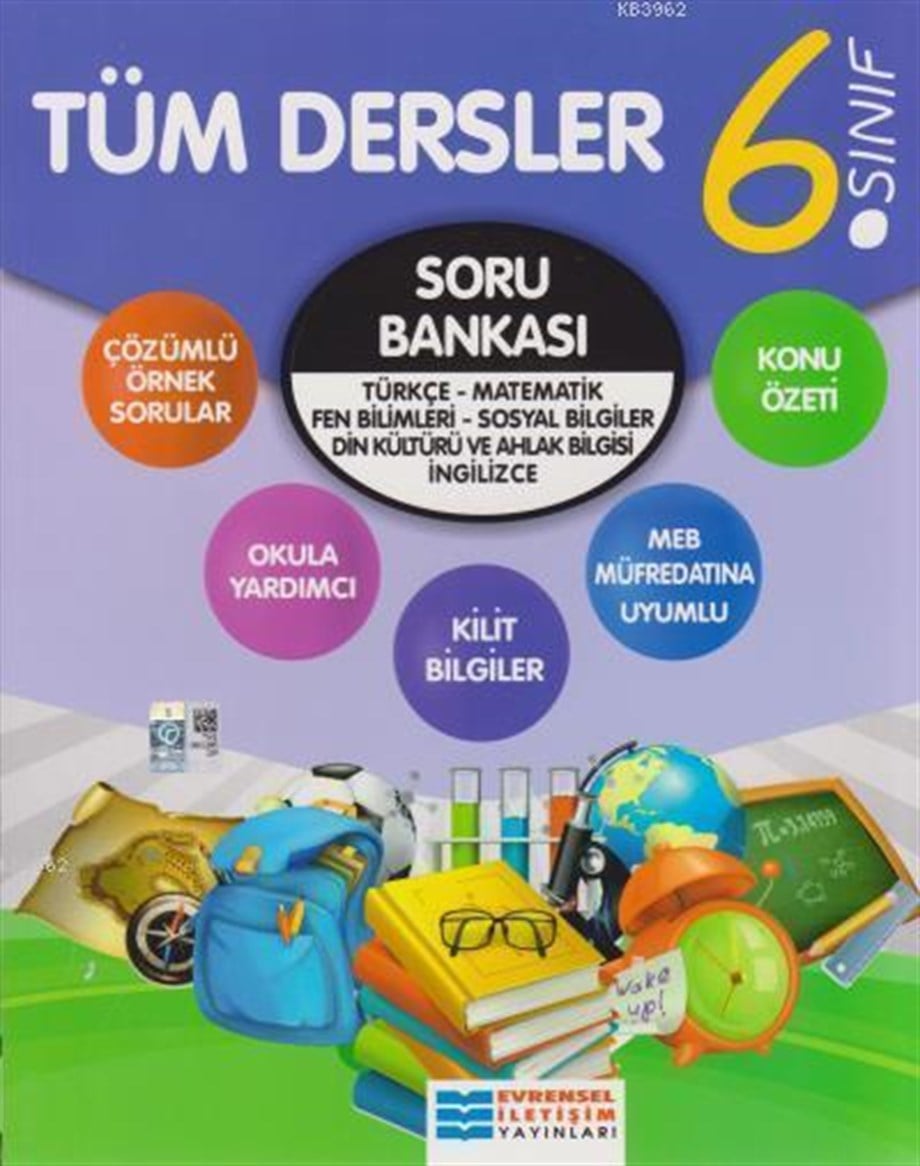 Evrensel İletişim Yayınları 6. Sınıf Tüm Dersler Konu Özetli Soru Bankası Evrensel İletişim 