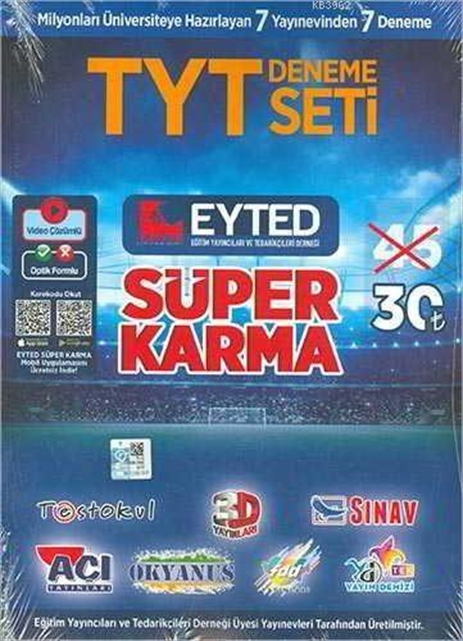Eyted Yayınları TYT Eyted Süper Karma 7 li Deneme Seti Eyted