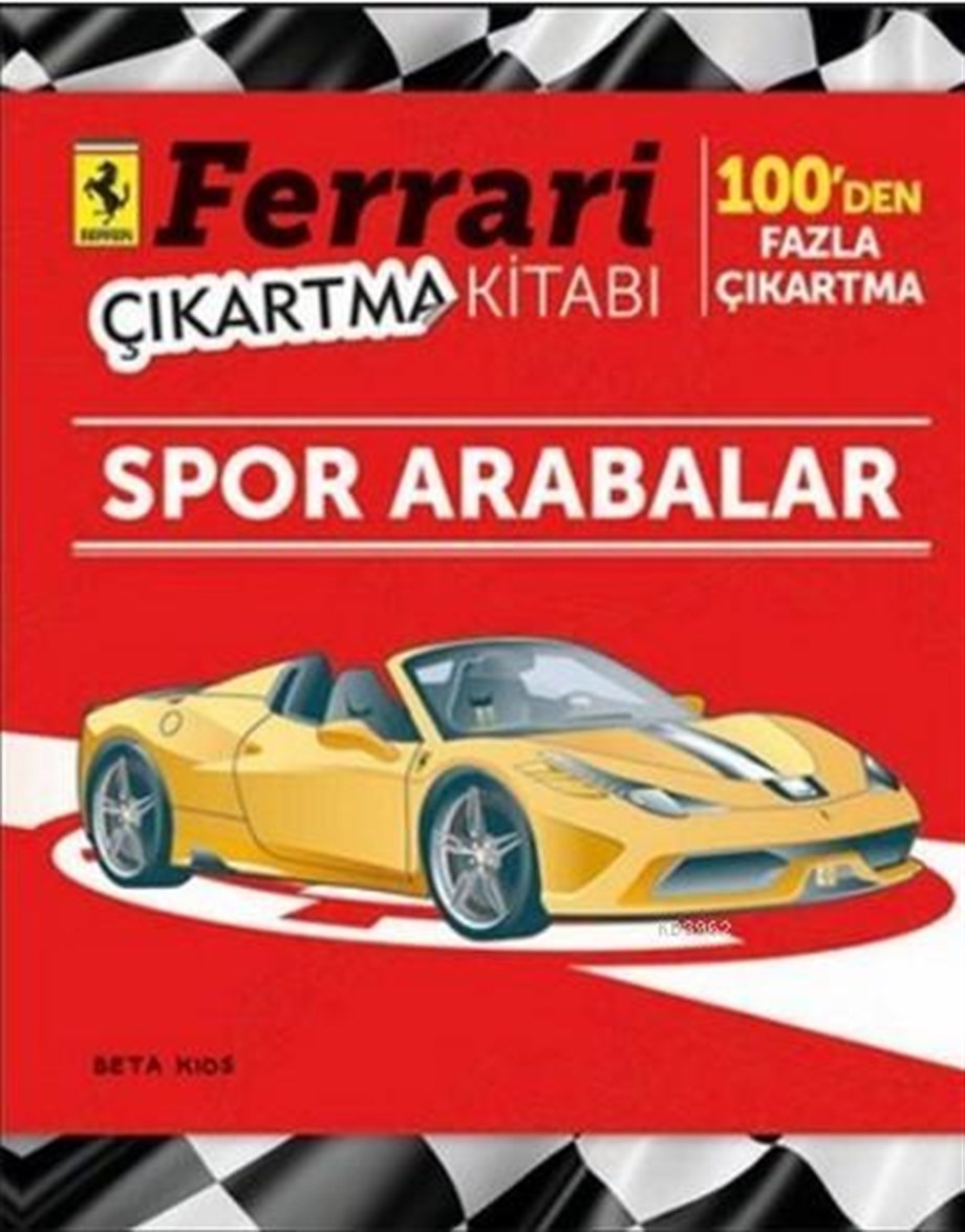 Ferrari Çıkartma Kitabı - Spor Arabalar