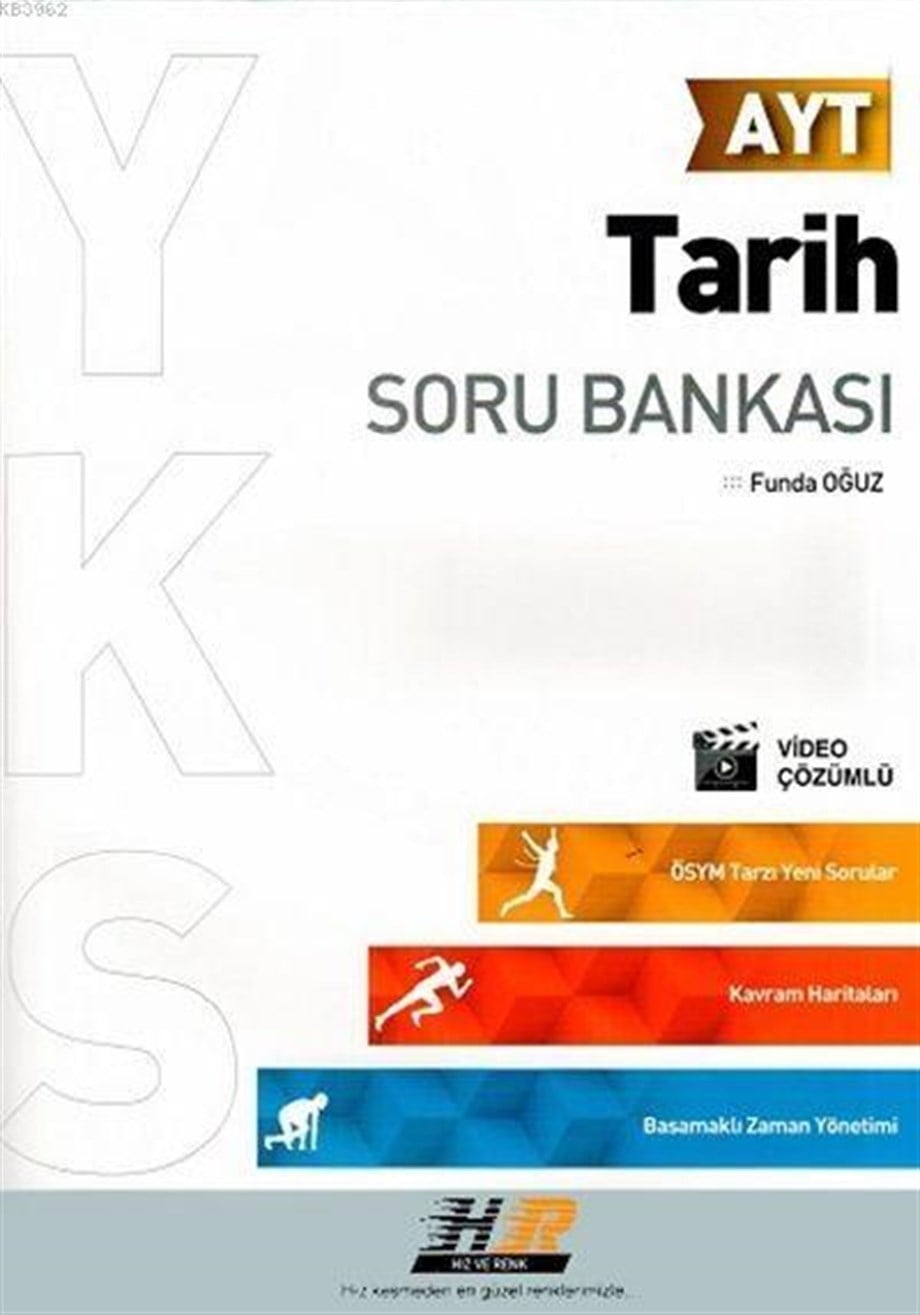 Hız ve Renk Yayınları AYT Tarih Soru Bankası Hız ve Renk 