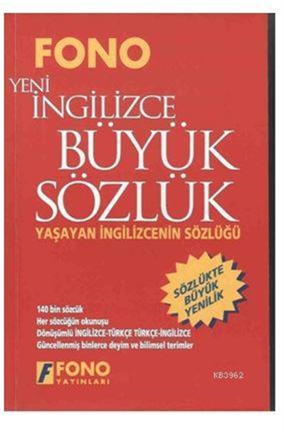 İngilizce / Türkçe - Türkçe / Yeni İngilizce Büyük Sözlük