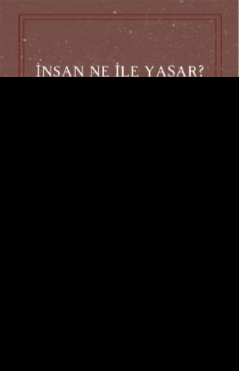 İnsan Ne İle Yaşar