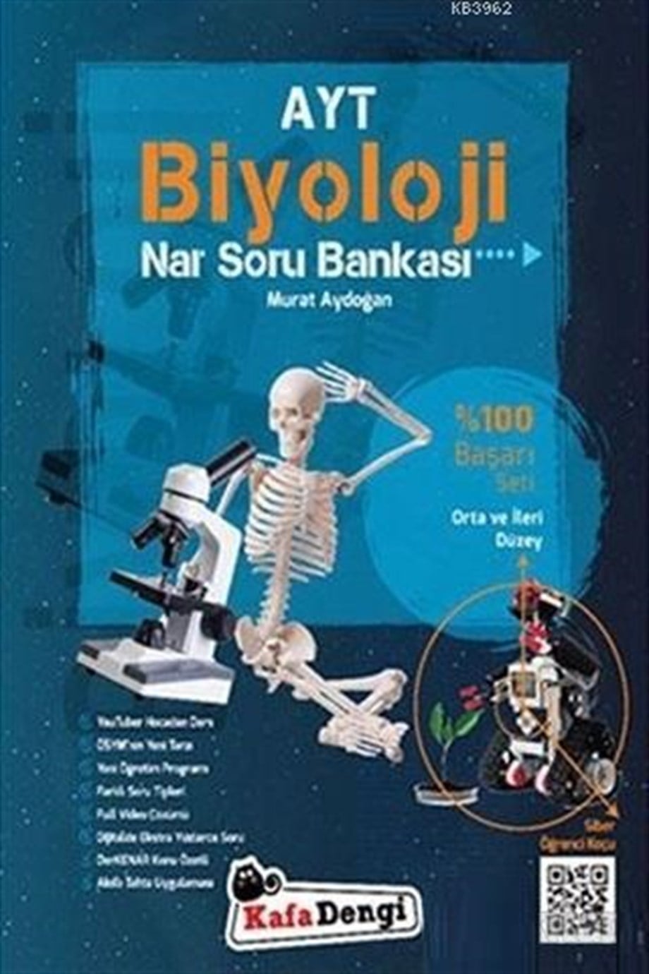Kafa Dengi Yayınları AYT Biyoloji Orta ve İleri Düzey Nar Soru Bankası Kafa Dengi 