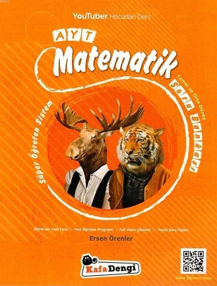 Kafa Dengi Yayınları AYT Matematik Temel ve Orta Düzey Soru Bankası Kafa Dengi 