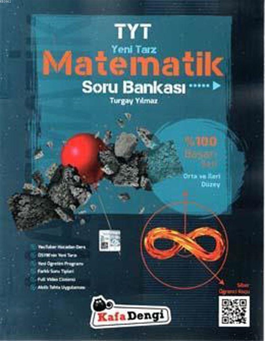 Kafa Dengi Yayınları TYT Matematik Orta ve İleri Düzey Soru Bankası Kafa Dengi 