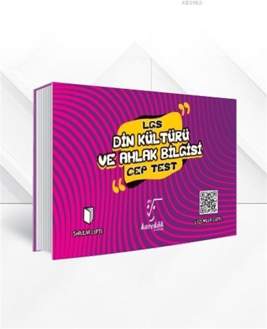 Karekök Yayınları 8. Sınıf LGS Din Kültürü ve Ahlak Bilgisi Cep Test Karekök 
