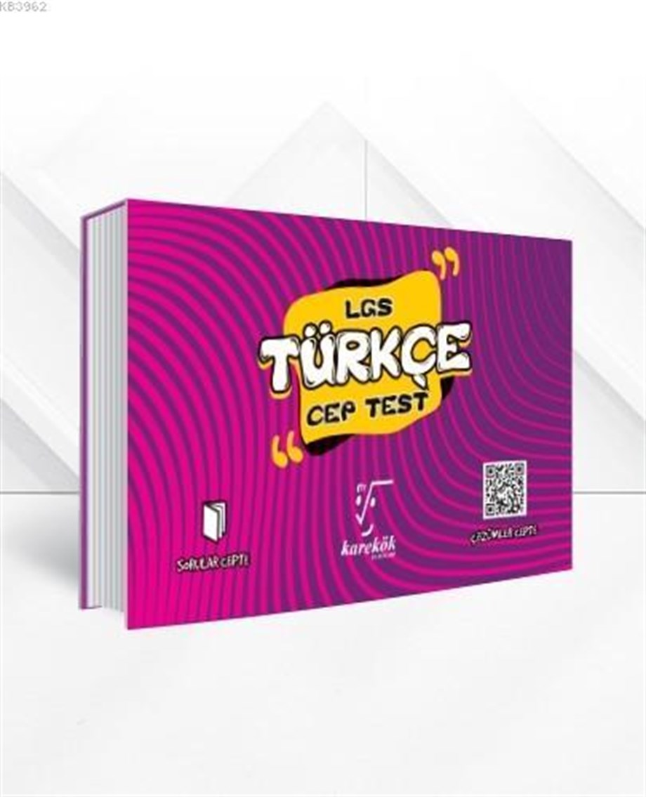 Karekök Yayınları 8. Sınıf LGS Türkçe Cep Test Karekök 