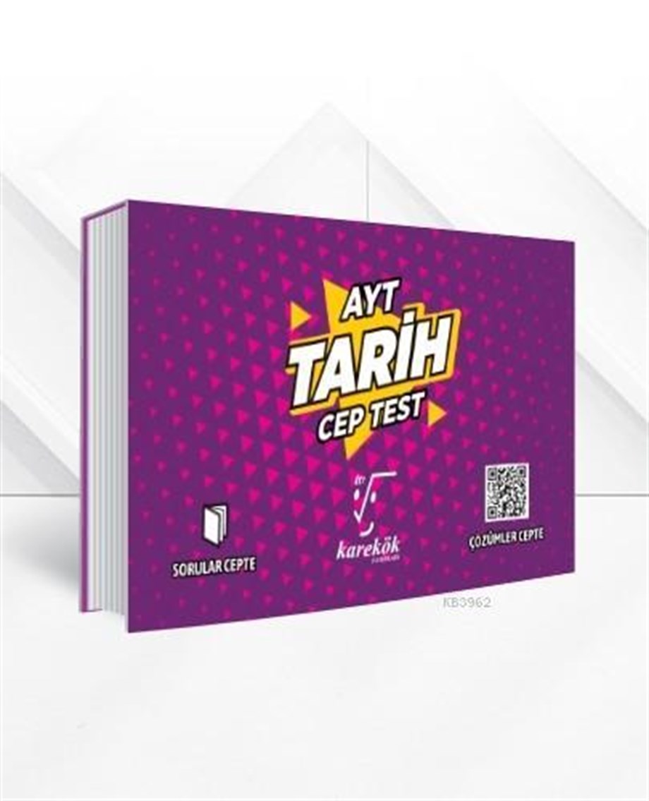 Karekök Yayınları AYT Tarih Cep Test Karekök 