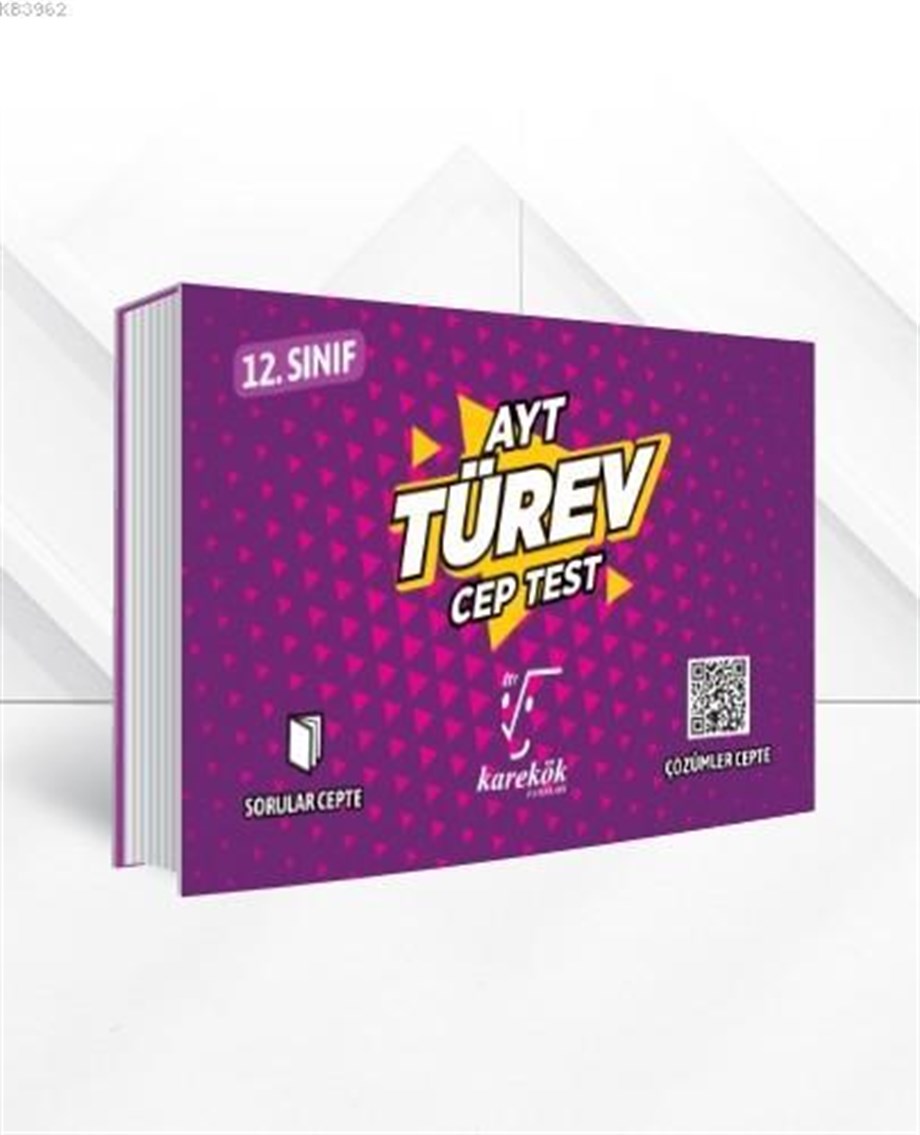 Karekök Yayınları AYT Türev Cep Test Karekök 