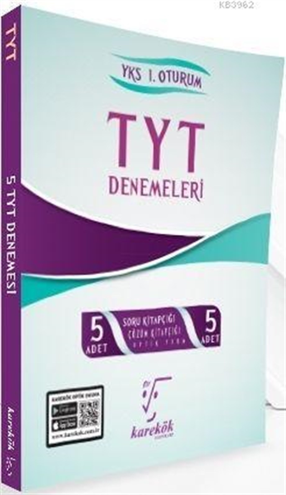 Karekök Yayınları TYT 5 li Çözümlü Deneme Seti Karekök 