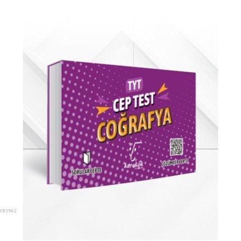 Karekök Yayınları TYT Coğrafya Cep Test Karekök 