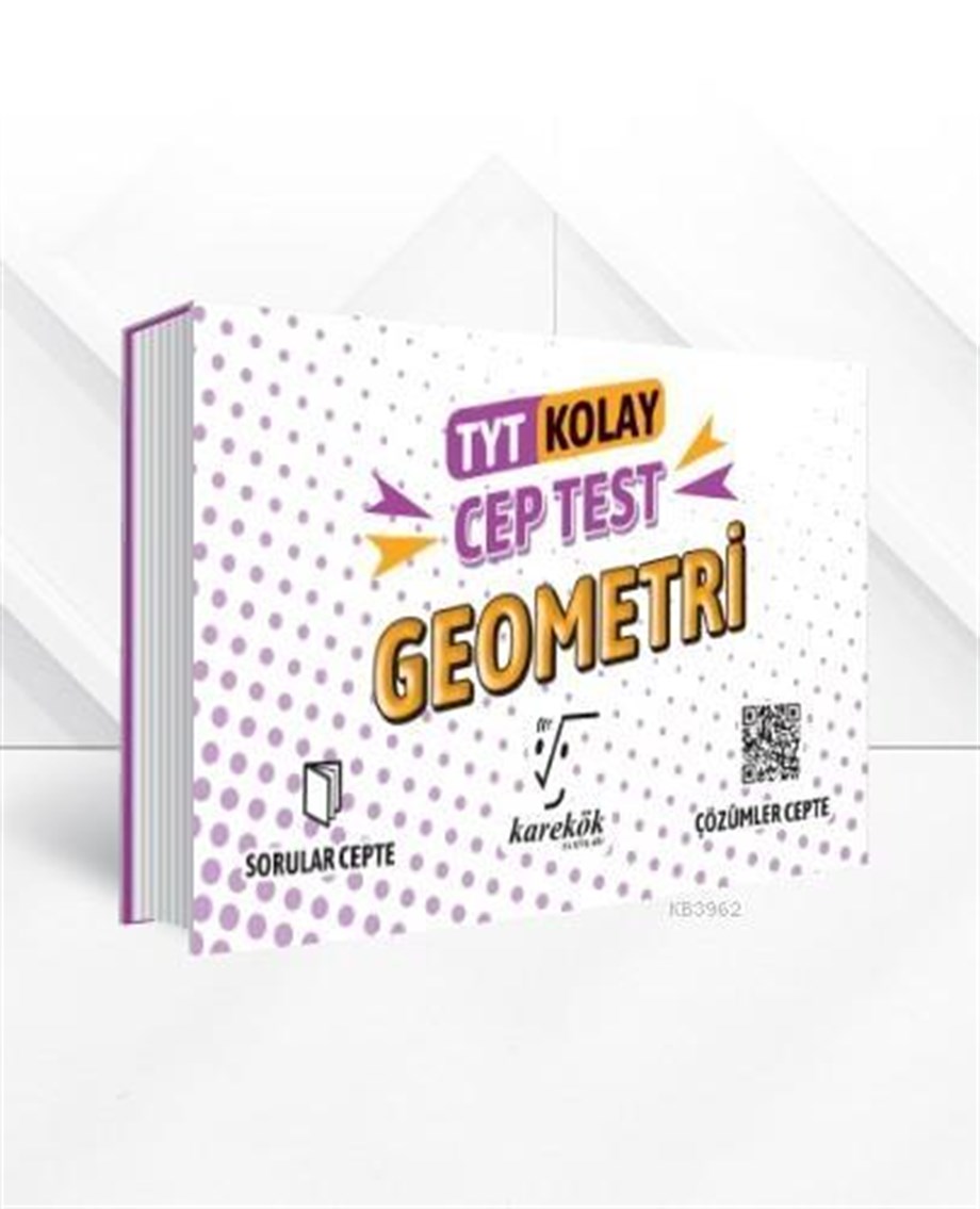 Karekök Yayınları TYT Geometri Kolay Cep Test Karekök 
