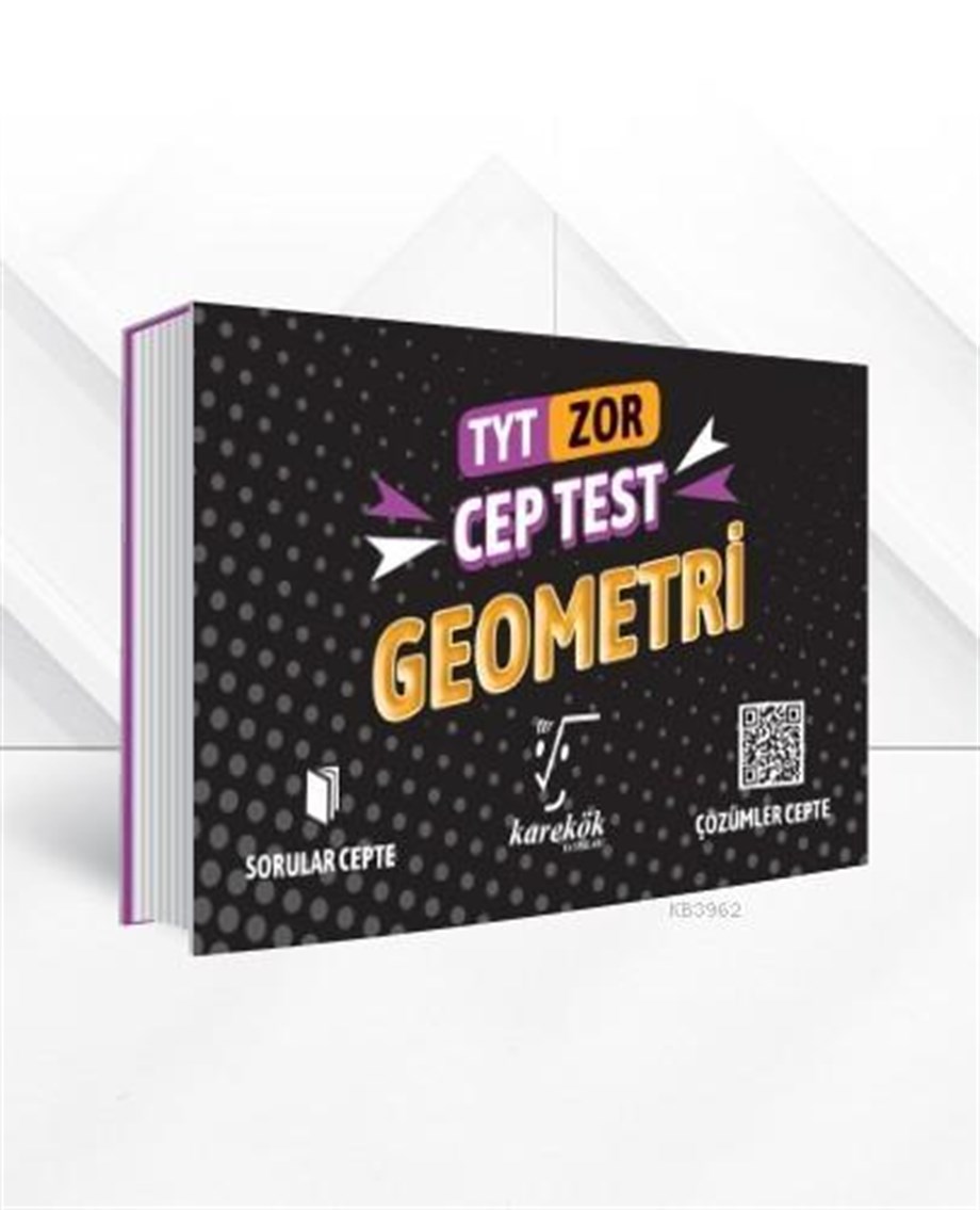 Karekök Yayınları TYT Geometri Zor Cep Test Karekök 