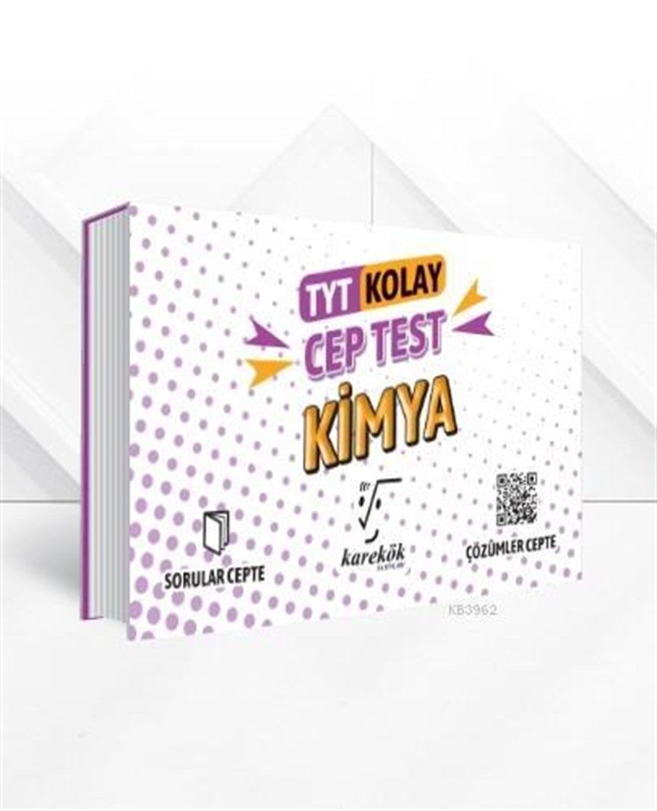 Karekök Yayınları TYT Kimya Kolay Cep Test Karekök 