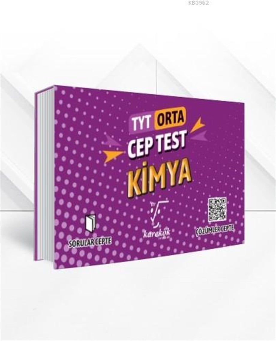 Karekök Yayınları TYT Kimya Orta Cep Test Karekök 