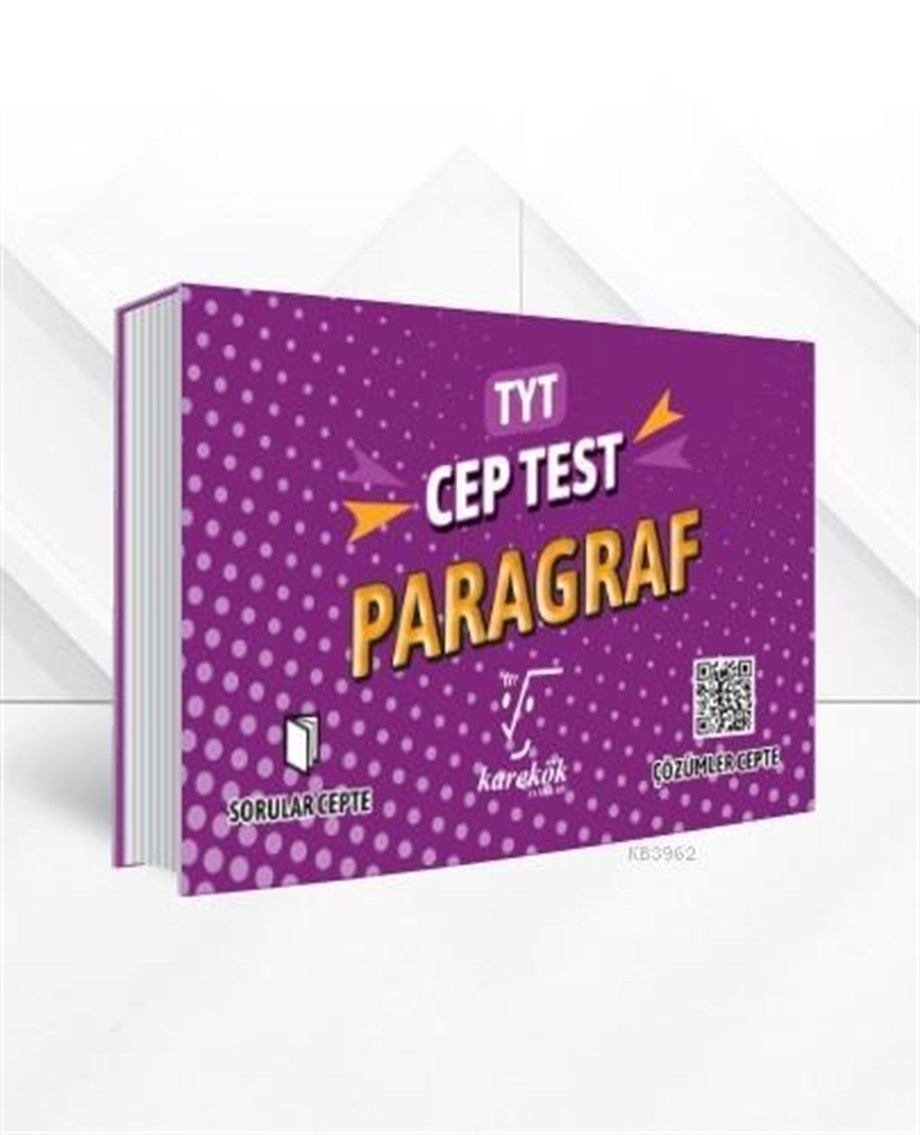 Karekök Yayınları TYT Paragraf Cep Test Karekök 