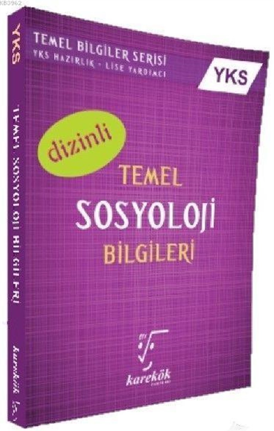 Karekök Yayınları YKS Temel Sosyoloji Bilgileri Dizinli Karekök 