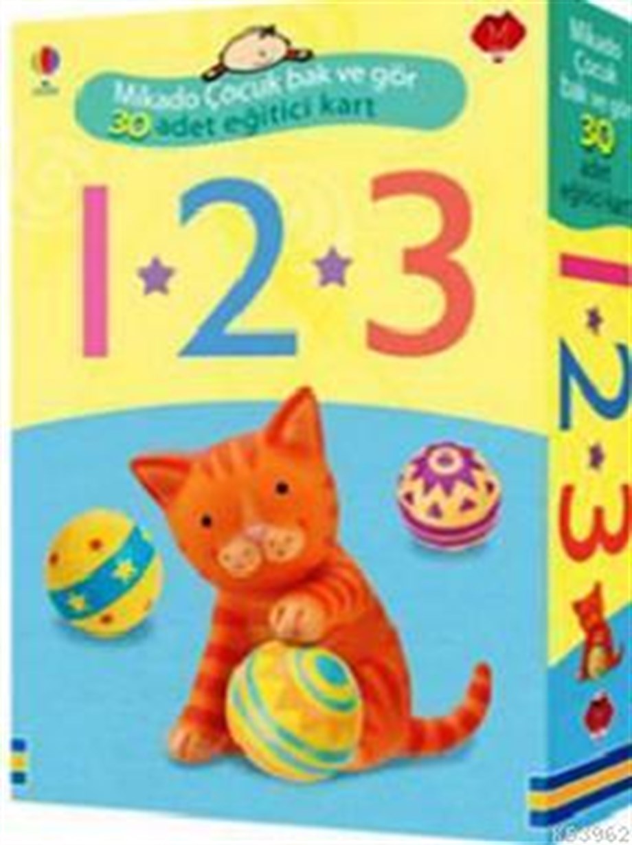 Mikado Çocuk Bak ve Gör - 1 - 2 - 3; 30 Adet Eğitici Kart