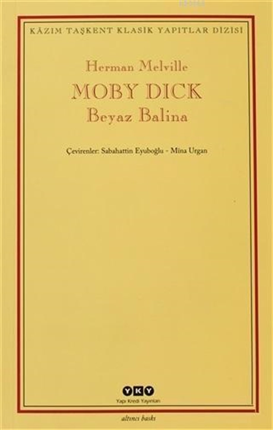 Moby Dick; Beyaz Balina